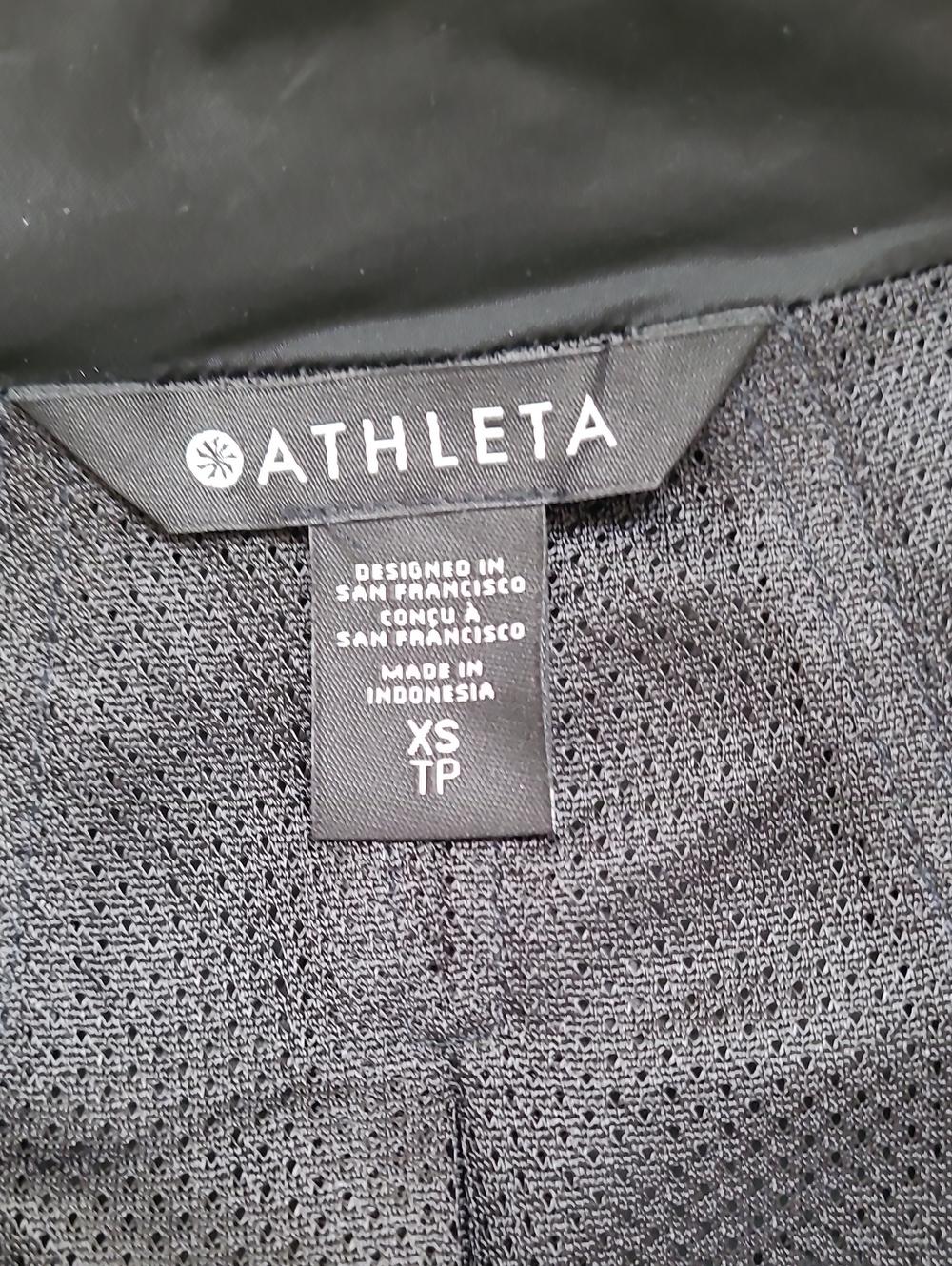 Athleta Black Windbreaker Jacket Size XS - Picture 2 of 9